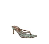 GUESS Women's Mayan Heeled Sandal, Bronze 750, 36 EU
