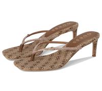 GUESS Women's Mayan Heeled Sandal, Gold 710, 35 EU