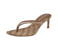 GUESS Women's Mayan Heeled Sandal, Gold 710, 39.5 EU