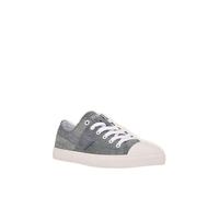 GUESS Women's PRANZE Sneaker, Blue Denim, 9.5