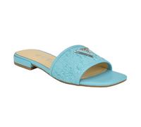 GUESS Women's Tamsey Sandal, Turqoise Blue 450, 37.5 EU