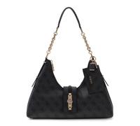 GUESS Yvonne Logo Hobo Bag Coal Logo