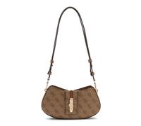 GUESS Yvonne Logo Mini Convertible Shoulder Bag Latte Logo