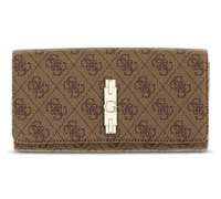 GUESS Yvonne Logo SLG Flap Organizer Latte Logo