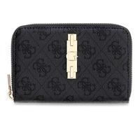 GUESS Yvonne Logo SLG Medium Zip Around Wallet Coal Logo