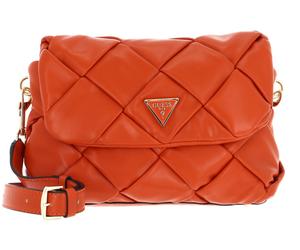 GUESS Zaina Flap Shoulder Bag Orange