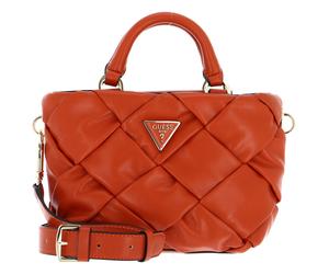 GUESS Zaina Mini Satchel Bag Orange
