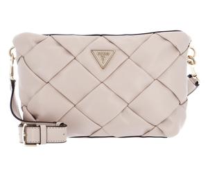 GUESS Zaina Top Zip Crossbody Bag Stone