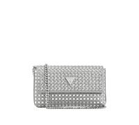 GUESS Zalina Mini Flap Clutch Silver
