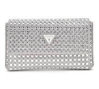 GUESS Zalina Mini Flap Clutch Silver