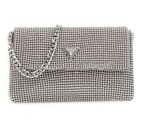 GUESS Zalina Mini Flap Clutch Silver
