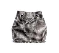 Guess Umhängetasche Zalina Mini – Glamour-Silber – Damen