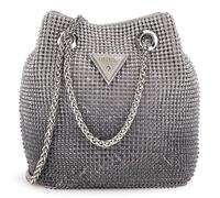 Guess Beuteltasche Zalina – 15 cm – Aluminium – Silber – Damen