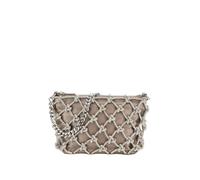 Guess Zalina Mini Schultertasche, Abendtasche, Glamour-Silber