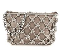 GUESS Zalina Top Zip Shoulder Bag Silver