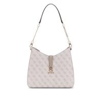 GUESS Zamira Hobo Shoulder Bag Dark Taupe Logo