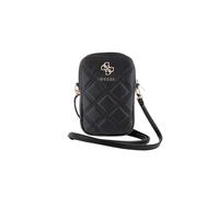 Guess Zip Quilted 4G Handtasche (Schwarz)