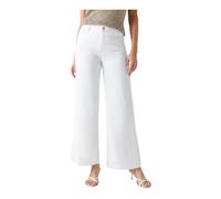 Guess - Zoya Crop Leg Geflochten - - Jeans - Damen - Weiß - W27