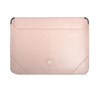 Guess Zubehör für PC und Notebook, Marke: Sleeve GUCS16PSATLP, 40,6 cm (16 Zoll), Pink/Pink, Saffiano, Dreiecks-Logo
