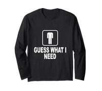 GuessWhat I Need Sarkastic Mood Tired Human Burnout Langarmshirt