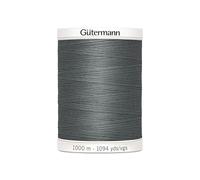 Gütermann 1000 mtr Nähen Alle Gewinde 100% Polyester Farbe 701 dunkelgrau