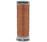Gütermann 709760 7011 Metallicstickgarn, 200 m Polyester, für Zierstiche und Ziernähte auf allen Stoffen und Materialien