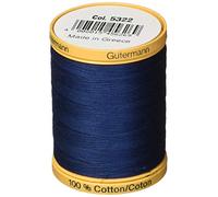 Gütermann Gewinde 876 YD Natürliche Baumwolle Feststoffe Marineblau