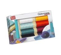 Gütermann Allesnäher + Nadel-Twister Nähfaden-Set (8 Farben/ 100 m)