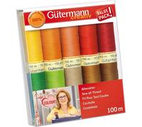 Gütermann Allesnäher Nähfaden-Set-1 (10 Farben/ 100 m)