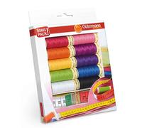 Gütermann Allesnäher Nähfaden-Set (10 Farben/ 100 m + Maßband)