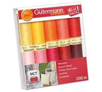 Gütermann Nähfaden-Set Warme Farben 10 Spulen
