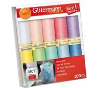 Gütermann Allesnäher Pastell Nähfaden-Set-2 (10 Farben/ 100 m)