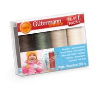 Gütermann Allesnäher Water Repellent Set 4 Spulen à 100m Col.2 (3,45 € pro 1 Stk)