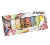 Gütermann Nähfaden-Set Baumwolle C Ne 50 – 8 Farben, 100 m + Prym Lineal 3 x 15 cm