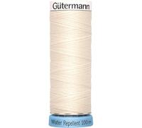 Gütermann creativ Allesnäher Water Repellent Nähgarn 100m PolyesterGarn Waschbar bis 60°C Handarbeiten Nähprojekte Nähen 802 Altweiß