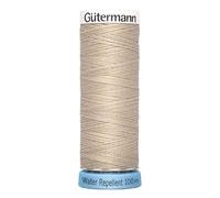 Gütermann creativ Allesnäher Water Repellent Nähgarn 100m PolyesterGarn Waschbar bis 60°C Handarbeiten Nähprojekte Nähen 722 Beige