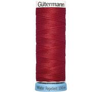 Gütermann creativ Allesnäher Water Repellent Nähgarn 100m PolyesterGarn Waschbar bis 60°C Handarbeiten Nähprojekte Nähen 46 Dunkelrot