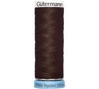 Gütermann creativ Allesnäher Water Repellent Nähgarn 100m PolyesterGarn Waschbar bis 60°C Handarbeiten Nähprojekte Nähen 694 Dunkelbraun