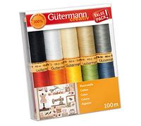 Gütermann Creativ 10 Spulen Allesnäher 100 m Grundfarben (2,05 € pro 100 m)