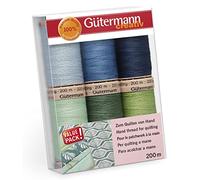 Gütermann creativ Nähfaden-Set mit 6 Spulen Quilting 200 m in verschiedenen Farben