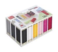 Gütermann Allesnäher Nähfaden-Acrylbox (18 Farben/ 100 m)