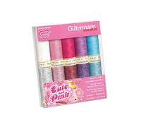 Gütermann Nähgarn-Set mit Metalleffektgarn Cute and Pink(2,66€/100m)