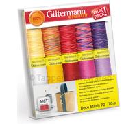 Gütermann Nähfaden-Set Deco Stitch 70 "Sortierung 1" 10 Spulen à 70 m