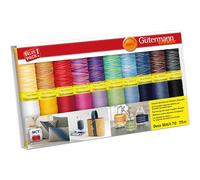 Gütermann creativ Nähfaden-Set mit 20 Spulen Zierstichfaden Deco Stitch 70 70 m in verschiedenen Multicolour-Farben