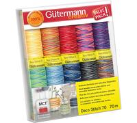 Gütermann Nähfaden-Set Deco Stitch 70 "Sortierung 3" 10 Spulen à 70 m
