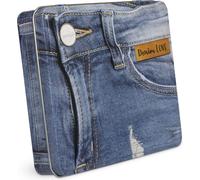 Gütermann Denim Box mit Jeansnadeln Lederetiketten No.50 (12 Farben/ 100 m)