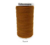 Gütermann Denim Polyester Nähgarn 100 Meter Jeansgarn pro Spule Hellbraun