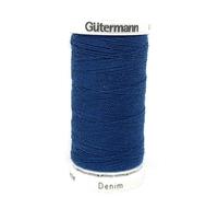 Gütermann Denim Polyester Nähgarn 100 Meter Jeansgarn pro Spule Mittelblau