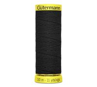 Gütermann Elasticfaden 10m Schwarz