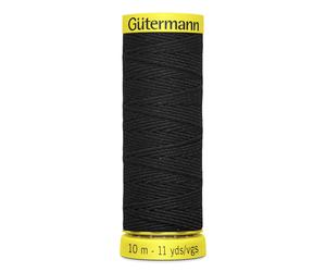 Gütermann Elasticfaden 10m Schwarz